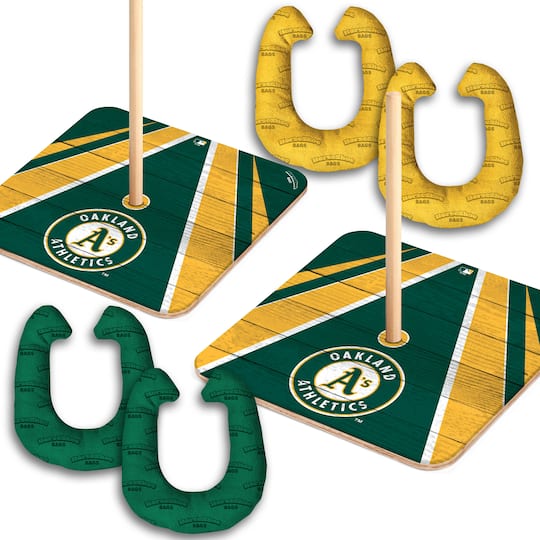 MLB HorseShoe Bags Game By Youthefan in Oakland Athletics | 14 lbs | Michaels®
